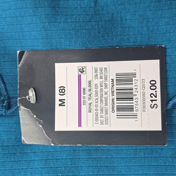 Girls' Long Sleeve Seam Front Fitted Dress | Art Class | Medium (8) - Picture 8 of 9